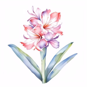 Hyacinth Flower Ceramic Wall Tile
