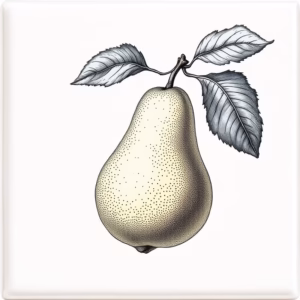 Pear Fruit Ceramic Wall Tile