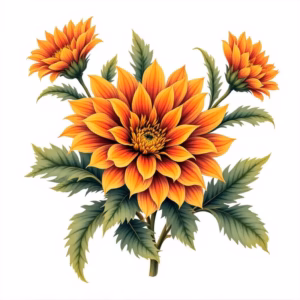 Gaillardia Flower Ceramic Wall Tile