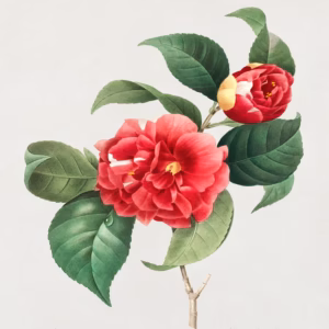 Choix Des Plus Belles Fleurs Et Des Plus Beaux Fruits hand-decorated ceramic wall tile