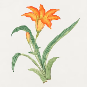 Hime Kuwanso – March hand-decorated ceramic wall tile